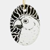 オウム セラミックオーナメント (裏面)