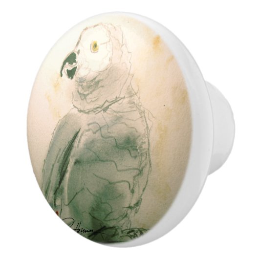 オウム。.... セラミックノブ (右)