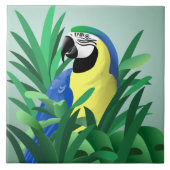 オウム タイル (正面)