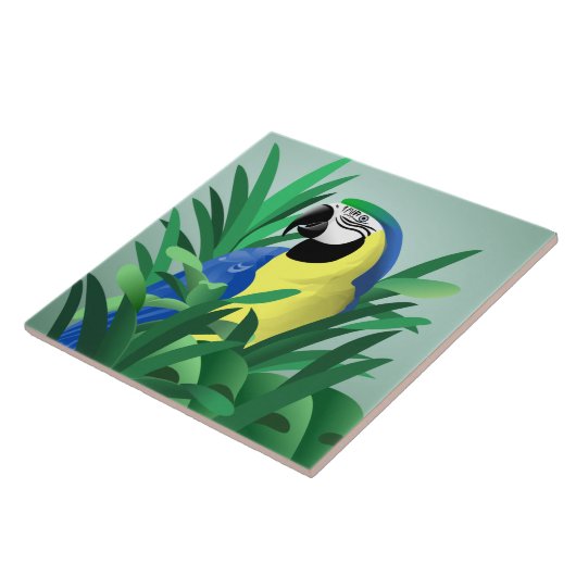 オウム タイル (側面)