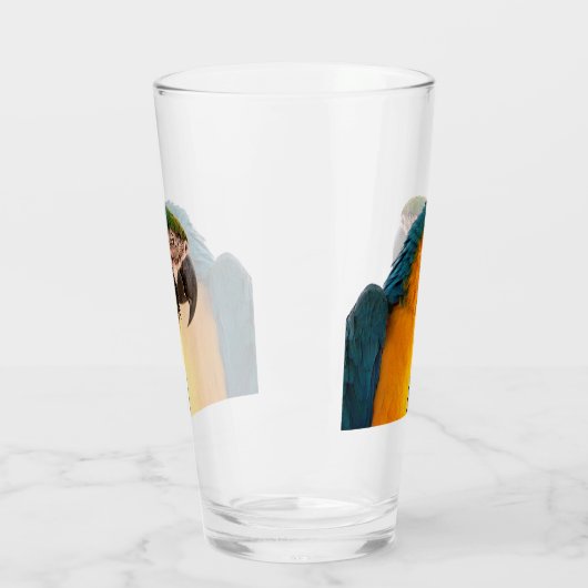 オウム タンブラーグラス (左)