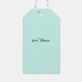 オウム・チューリップ、フローラ ギフトタグ (裏面)