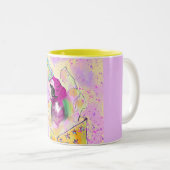 オウム ツートーンマグカップ (正面右)