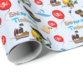 オウム・トレジャーキャプテン・パイレーツ ラッピングペーパー (ロールコーナー)