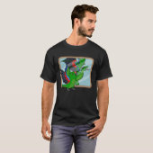 オウム&ドラゴンリフレクションIオスEclectus 1 Tシャツ (正面フル)
