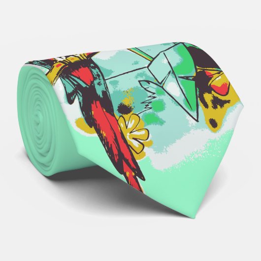 オウム ネクタイ (ロール)