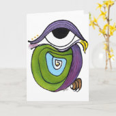 オウム・ノテカード カード (黄色い花)