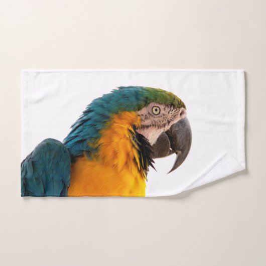 オウム ハンドタオル (ハンドタオル)