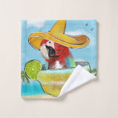 オウム バスタオルセット (ウォッシュタオル)