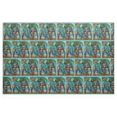 オウム ファブリック (ファットクウォーター)