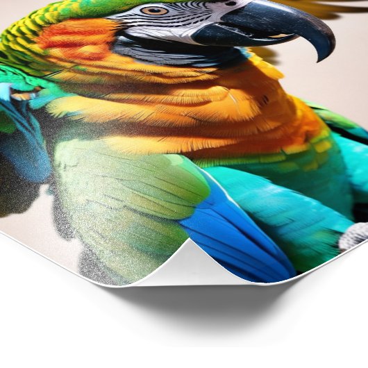 オウム フォトプリント            (角)