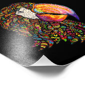 オウム フォトプリント            (角)