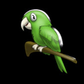 オウム ベビーボディスーツ