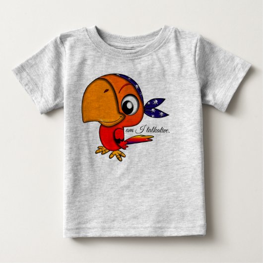 オウム ベビーTシャツ (正面)