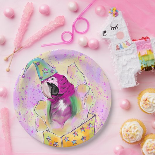 オウム ペーパープレート (パーティー)