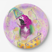 オウム ペーパープレート (正面)