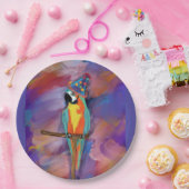 オウム ペーパープレート (パーティー)