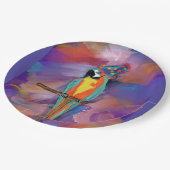 オウム ペーパープレート (アングル)