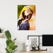 オウム ポスター (ホームオフィス)