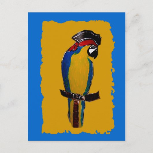 オウム ポストカード (正面)