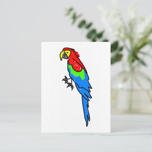 オウム ポストカード (スタンド正面)