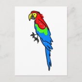 オウム ポストカード (正面)