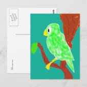 オウム ポストカード (正面/裏面)