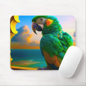 オウム マウスパッド (マウス)