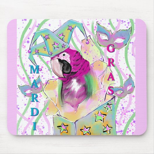 オウム マウスパッド (正面)