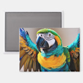 オウム マグネット (正面/裏面)