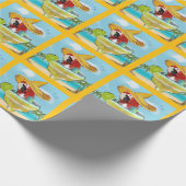 オウム ラッピングペーパー (角)