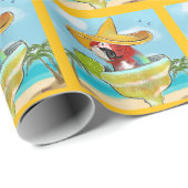 オウム ラッピングペーパー (ロールコーナー)