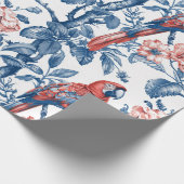 オウム ラッピングペーパー (角)