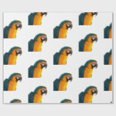 オウム ラッピングペーパー (フラット)