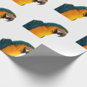 オウム ラッピングペーパー (角)