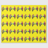 オウム ラッピングペーパー (フラット)
