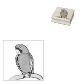 オウム ラバースタンプ (押印)