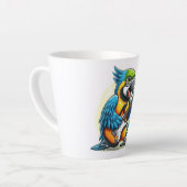 オウム・ロック・ミュージック カフェラテマグ (左アングル)