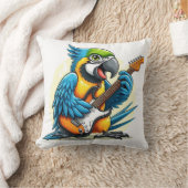 オウム・ロック・ミュージック クッション (ブランケット)