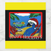 オウム ワインラベル (シングルラベル)