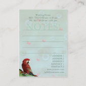 オウム～名刺 名刺 (裏面)