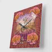 オウム – 壁時計 (傾斜)