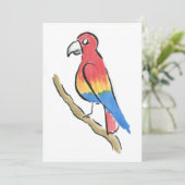 オウム 招待状 (スタンド正面)