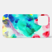 オウム,木の上,鳥抽象芸術明るい水色gr Case-Mate iPhoneケース (裏面 (横))