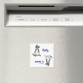 オウム – 汚れた足の食洗機磁石 マグネット (インサイチュ (食洗機))