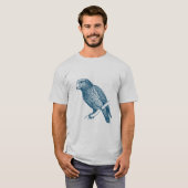 オウム – 海青 Tシャツ (正面フル)