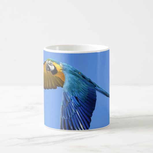オウム 白 コーヒー マグカップ (中央)