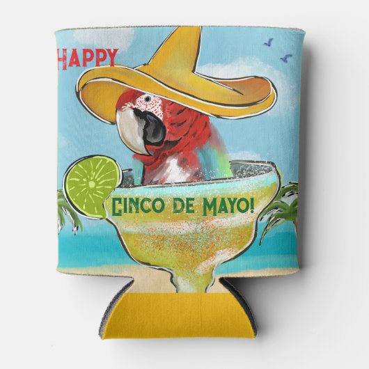 オウム 缶クーラー (正面)