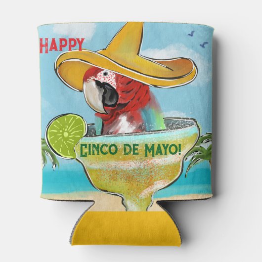 オウム 缶クーラー (裏面)