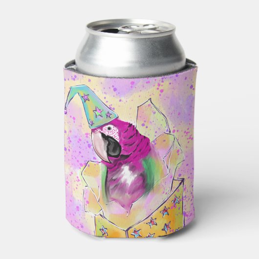 オウム 缶クーラー (缶正面)